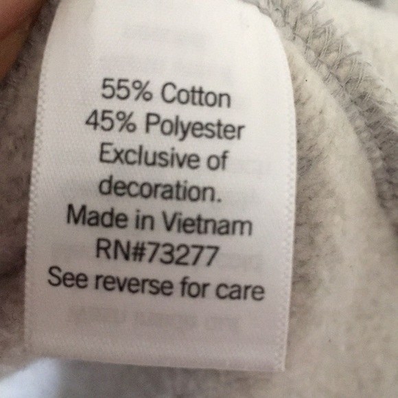 Nine West Heather Grey Sweatshirt Dress: Size Medium - Picture 9 of 9